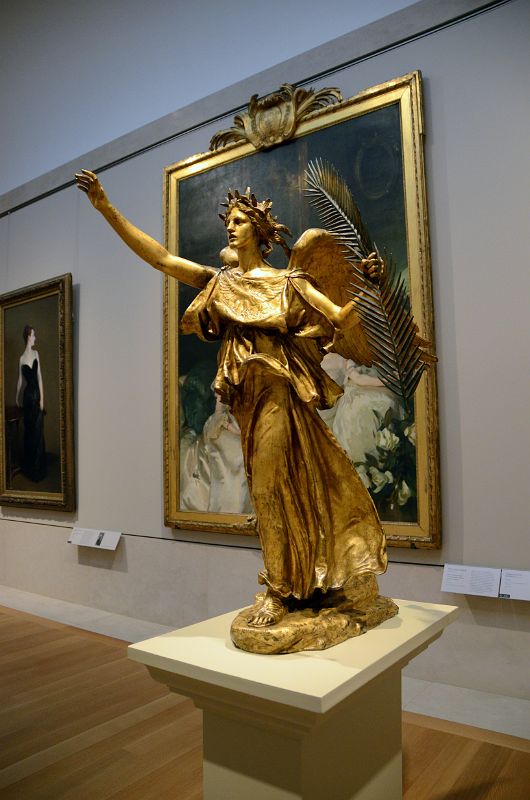 771 Victory Bronze Sculpture - Augustus Saint-Gaudens 1892-1903 - American Wing New York Metropolitan Museum of Art